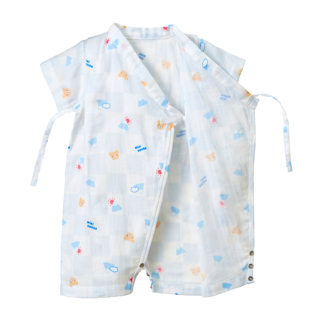 Japanese Pastel One-Piece Kimono Jinbei