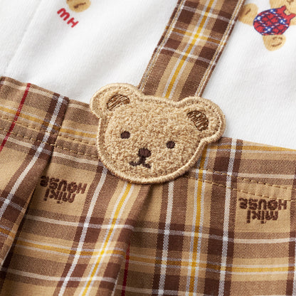 My Little Teddy Suspender Rompers