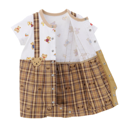 My Little Teddy Suspender Rompers