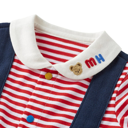 Short Playtime Picnic Rompers