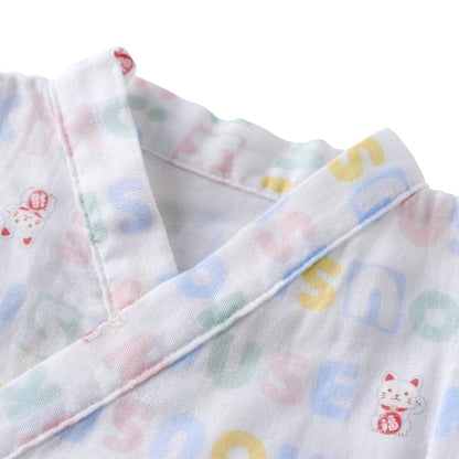 Lucky Charm One-Piece Kimono Jinbei