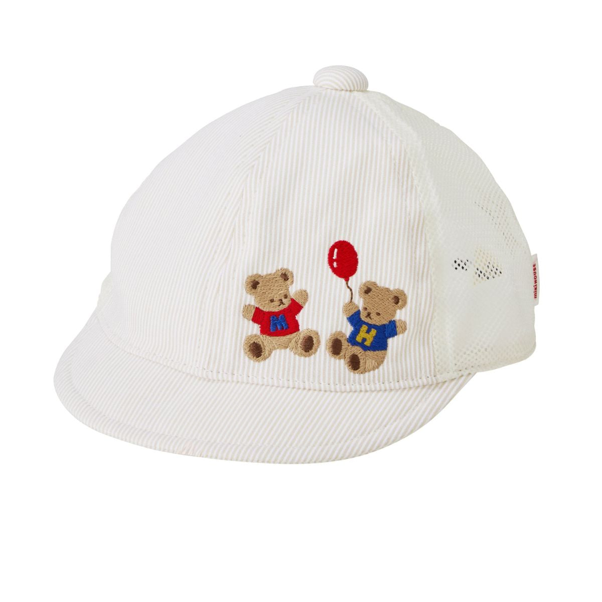 Baby MIKI HOUSE Bear Mesh Cap