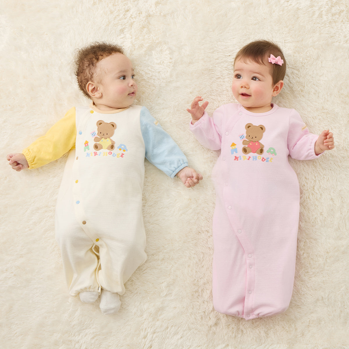 Classic MIKI HOUSE Bear 2-Way Coverall