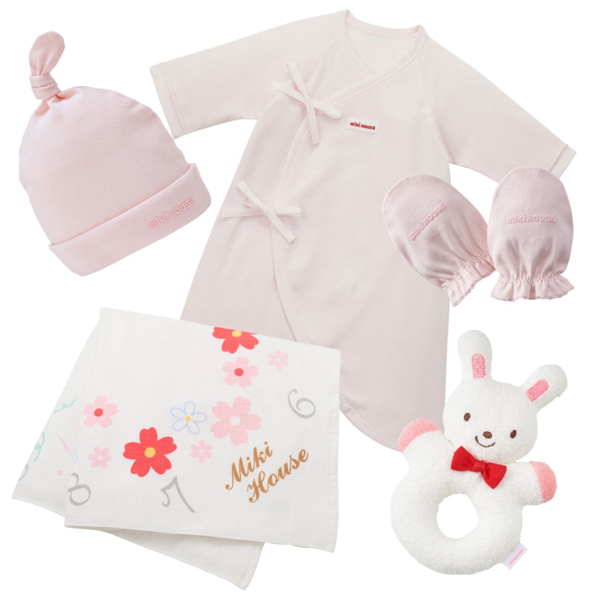 MIKI HOUSE Logo Baby Gift Set
