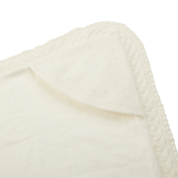 Openwork Lace Afghan Baby Swaddle