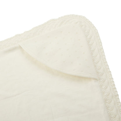Openwork Lace Afghan Baby Swaddle