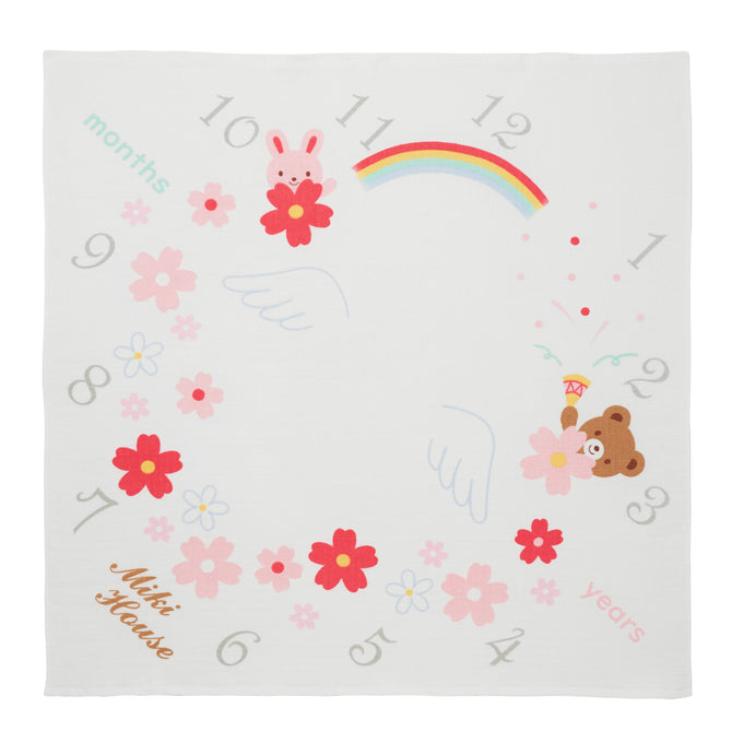 MIKI HOUSE Logo Baby Gift Set -Pink