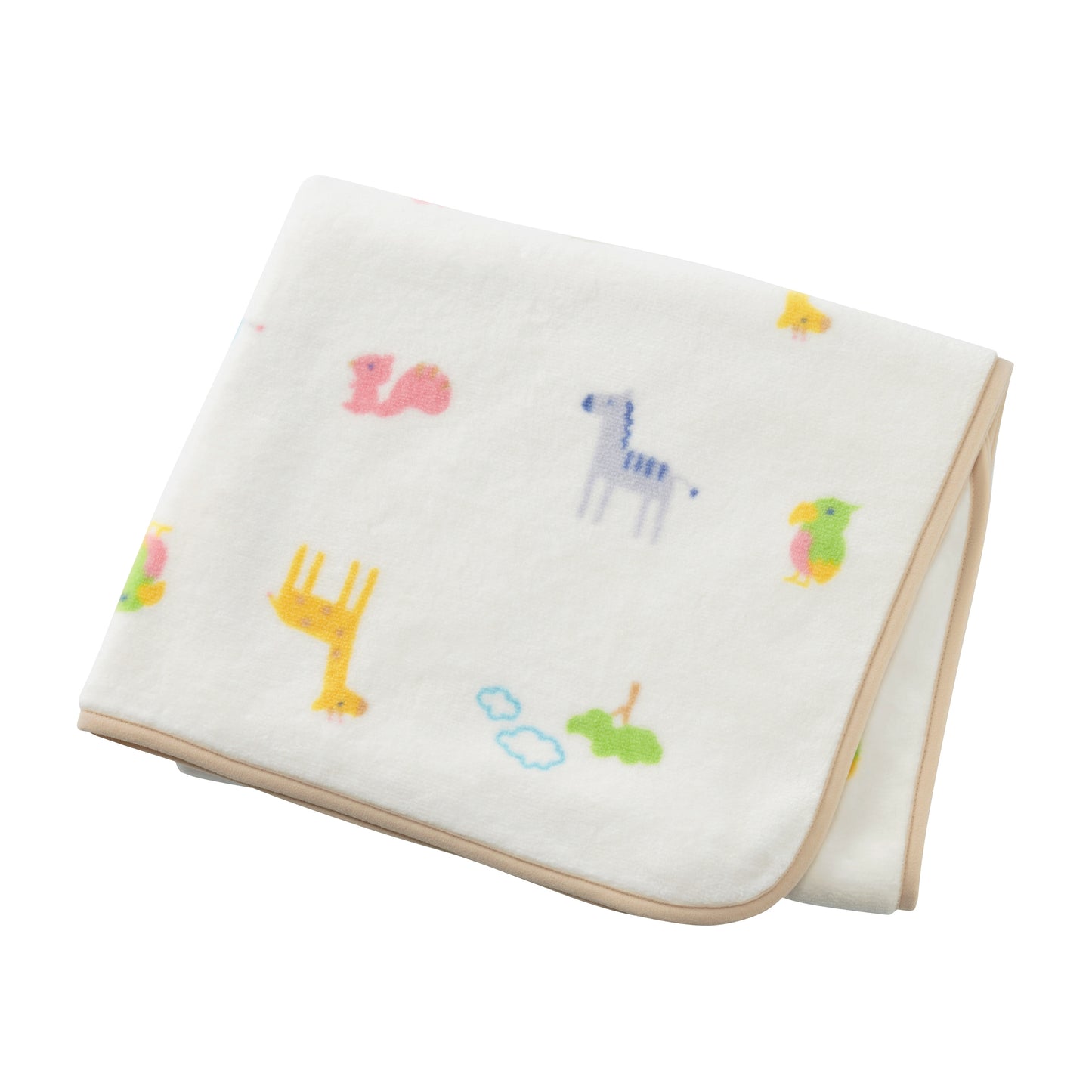 Zoo Friends Blanket in Cotton Terrycloth