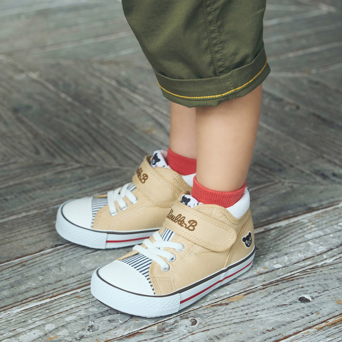 Sneakers for Kids - B_Bear’s First Stripes