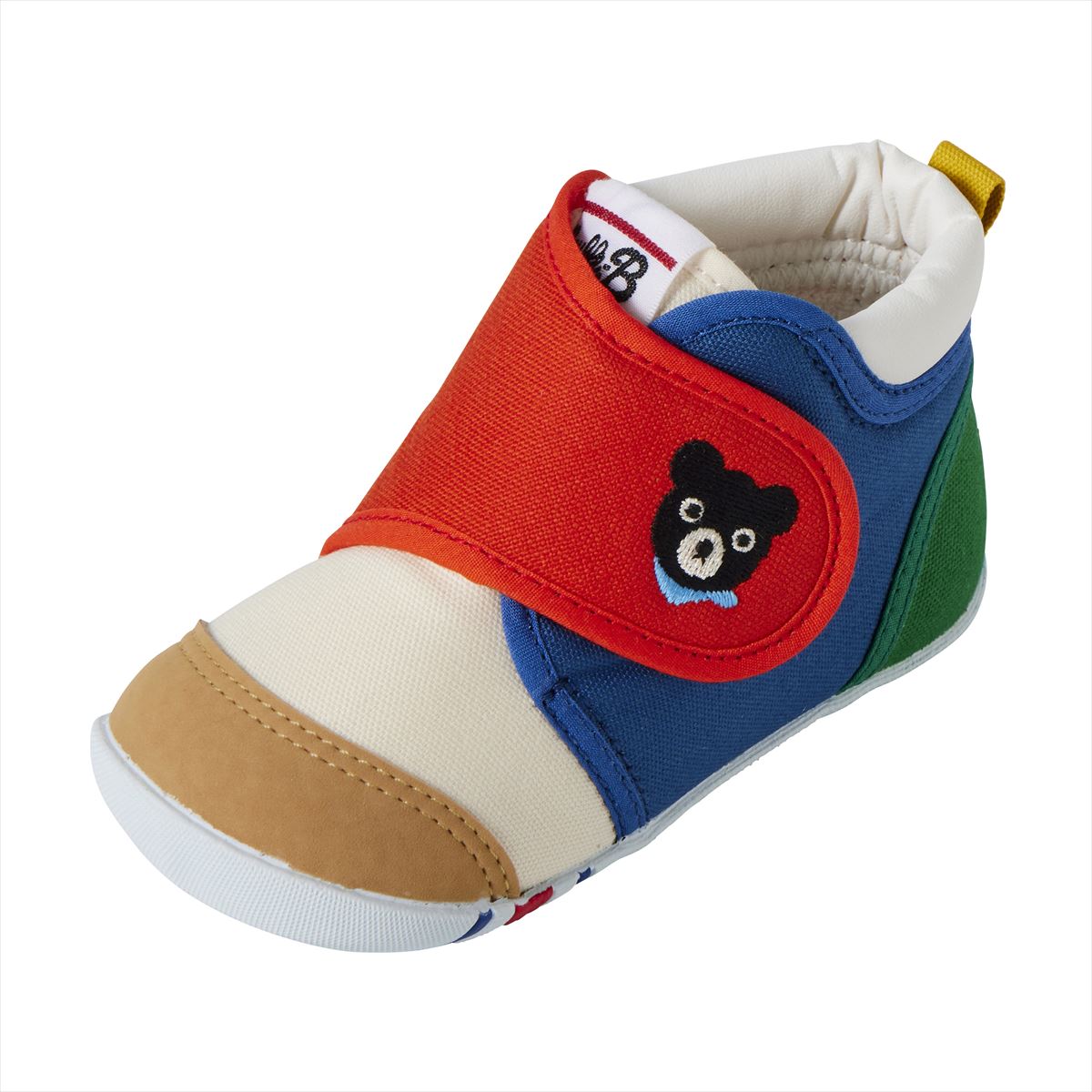 B_Bear’s Color Block First Walker Shoes