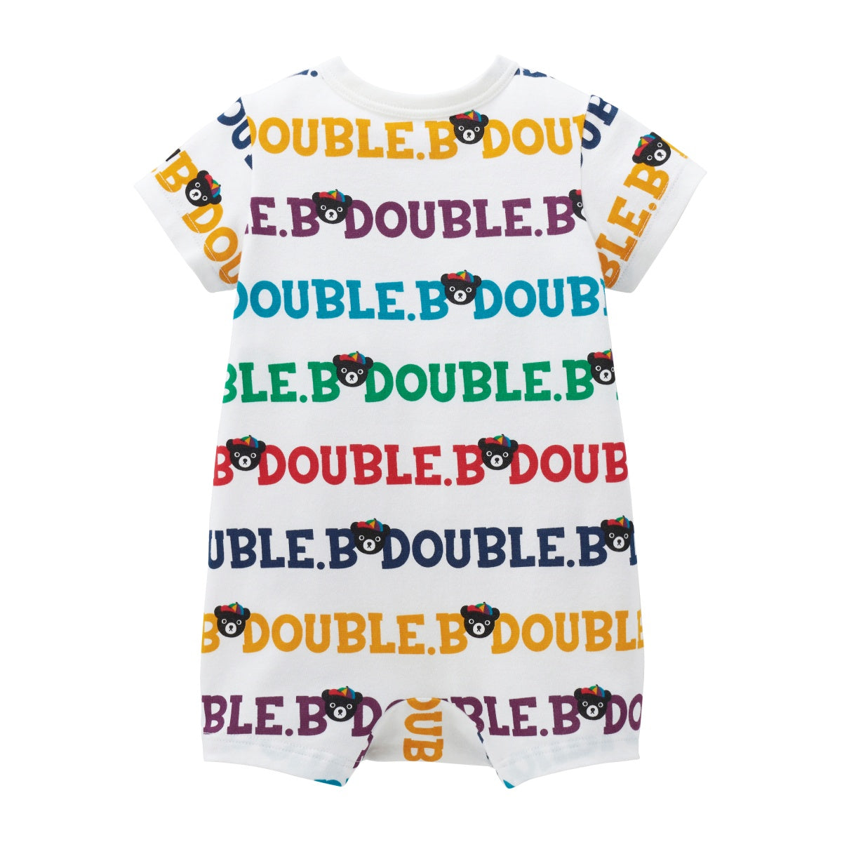 DOUBLE_B Short Logo Rompers