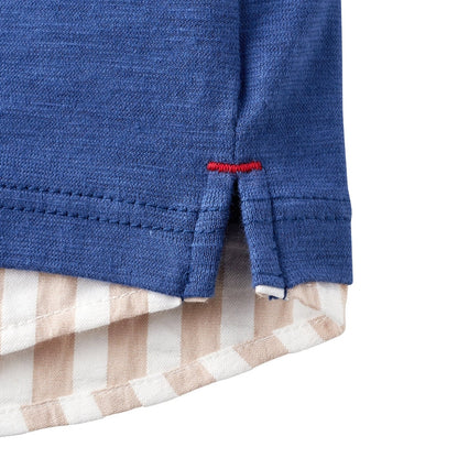 Faux Layered Academy Tee