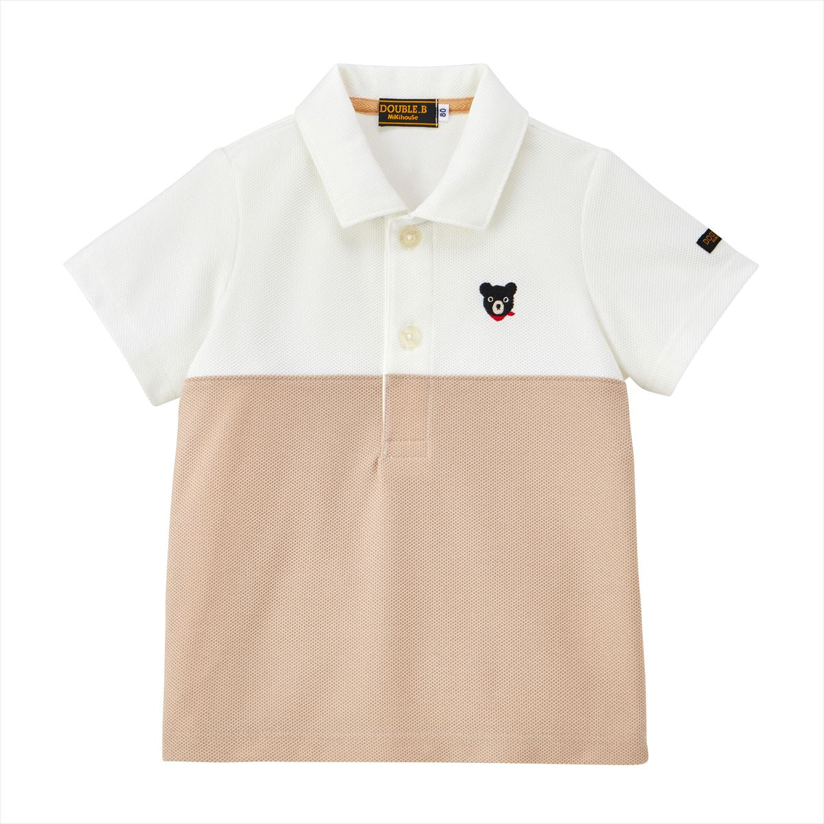 Double Block Short-Sleeve Polo Shirt