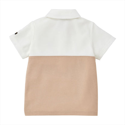 Double Block Short-Sleeve Polo Shirt