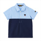 Double Block Short-Sleeve Polo Shirt