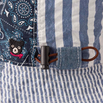 Reversible Patchwork Bucket Hat (UV Protection)