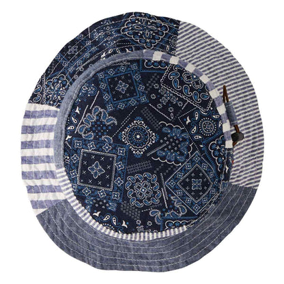Reversible Patchwork Bucket Hat (UV Protection)
