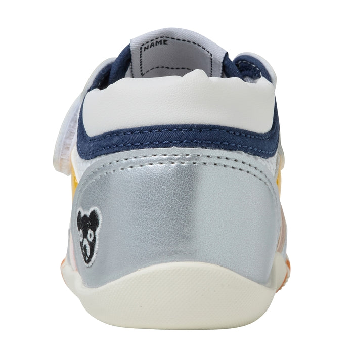 Double Raschel First Walker Shoes - Silver Breeze