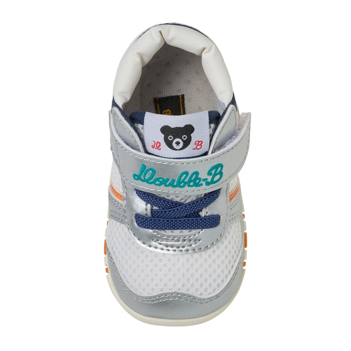 Double Raschel First Walker Shoes - Silver Breeze