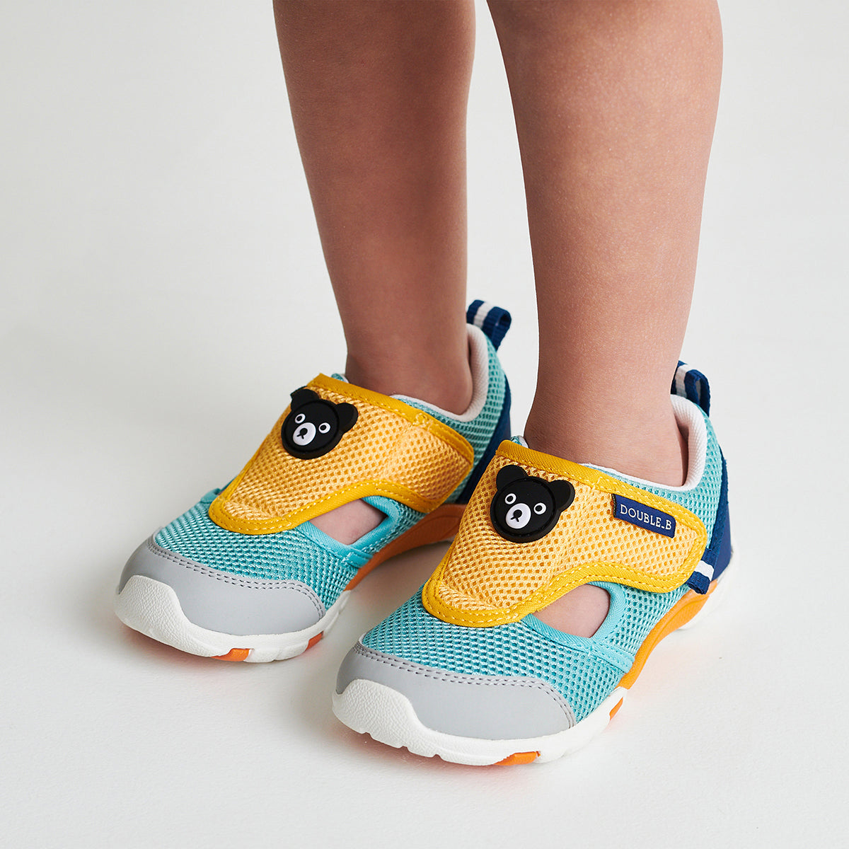 Double Russel Mesh Sneakers for Kids - B is for Bold