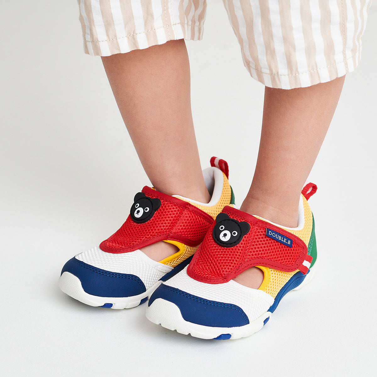 Double Russell Mesh Sneakers for Kids - B is for Bold