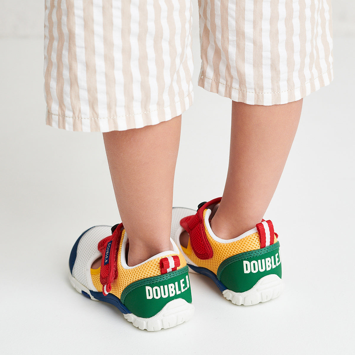 Double Russel Mesh Sneakers for Kids - B is for Bold