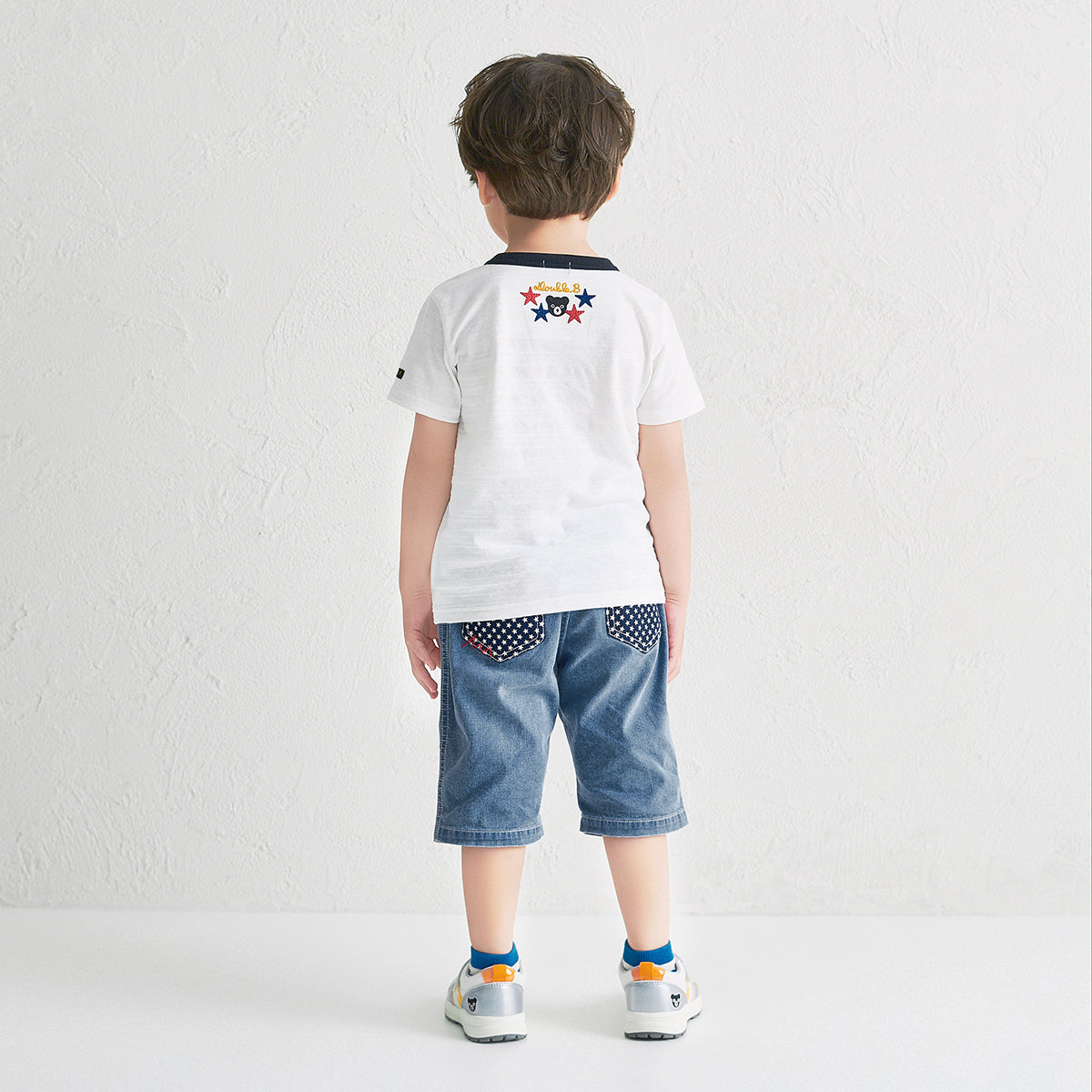 Double Raschel Sneakers for Kids - Silver Breeze