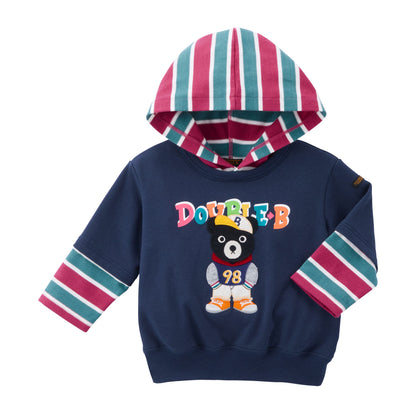 Faux-Layered Hoodie