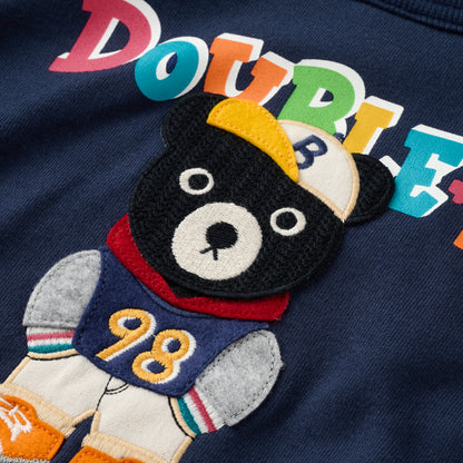 Faux-Layered Hoodie