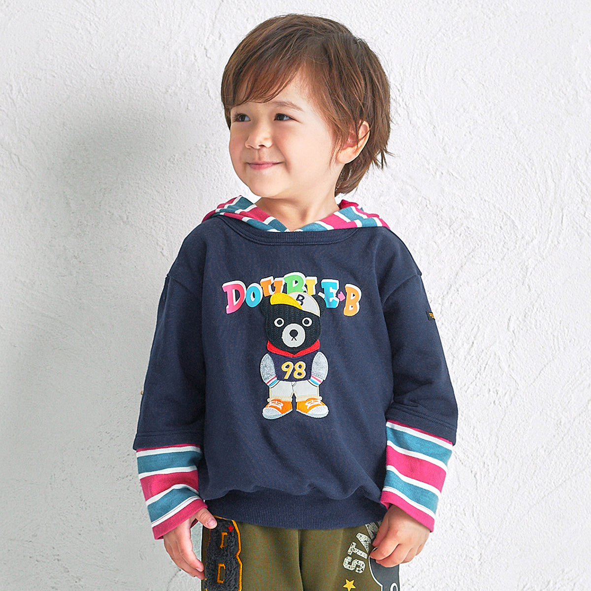 Faux-Layered Hoodie – MIKI HOUSE USA