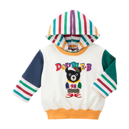 Faux-Layered Hoodie