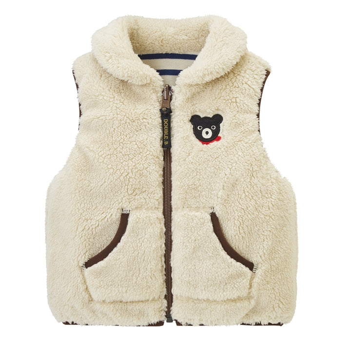 Reversible Sheep Boa Vest