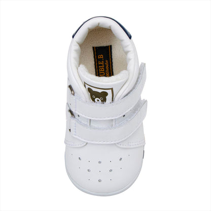 Double Strap Faux Leather First Walker Shoes