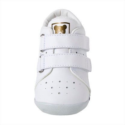 Double Strap Faux Leather First Walker Shoes