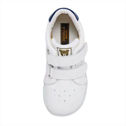 Double Strap Faux Leather Sneakers for Kids