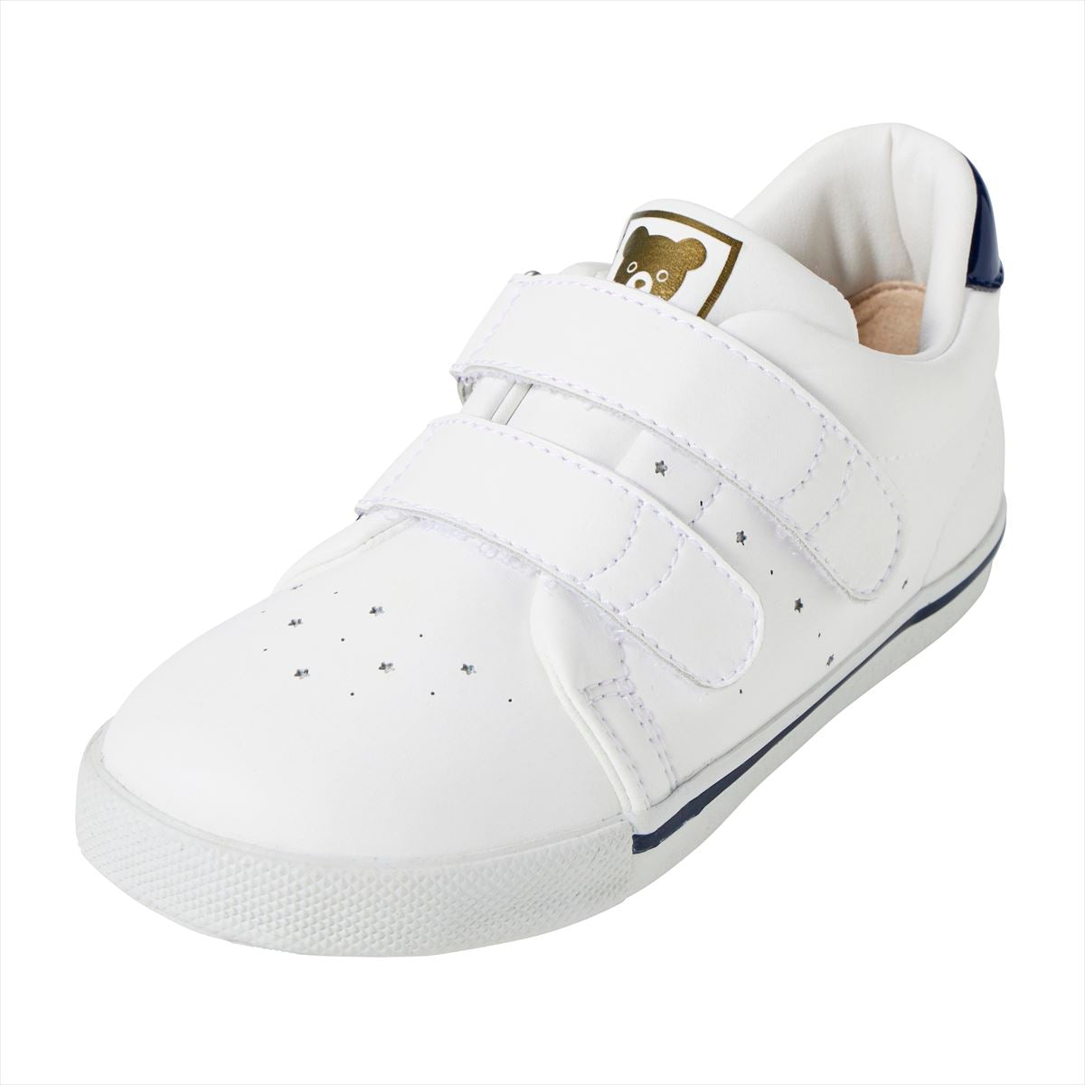 Mr. B’s Double Strap Faux Leather Sneakers for Kids