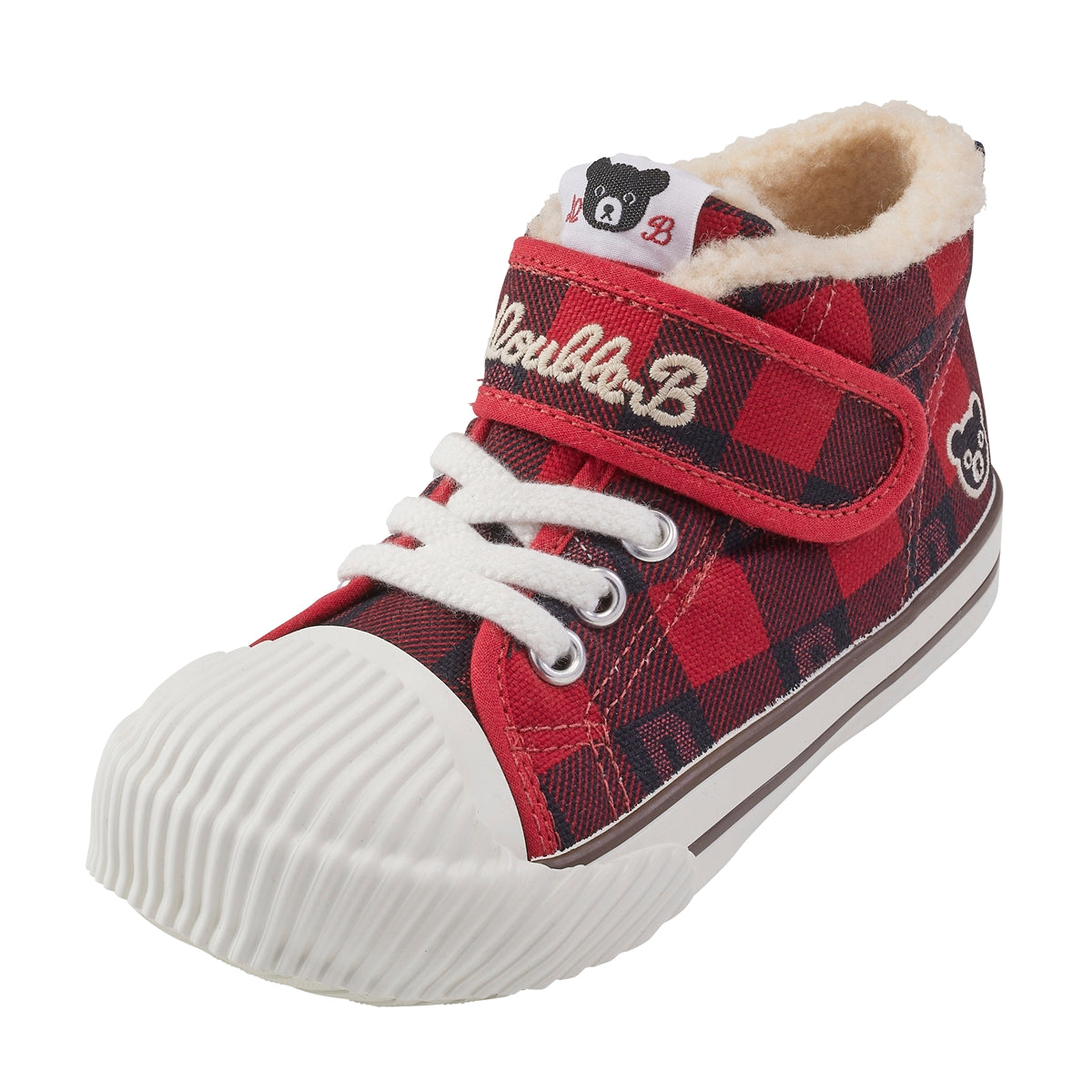 Block Checked Sneakers for Kids