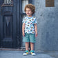 Oxford-Meets-Texture Sneakers for Kids