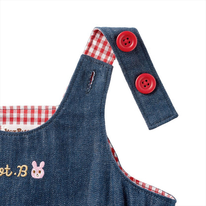 Cherry Gingham Jumper Dress