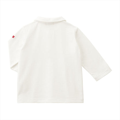 Car Collar Long-Sleeve Polo Shirt