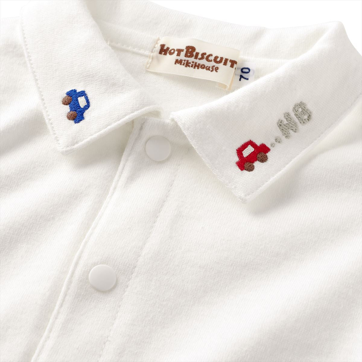 HOT BISCUITS Car Collar Long-Sleeve Polo Shirt
