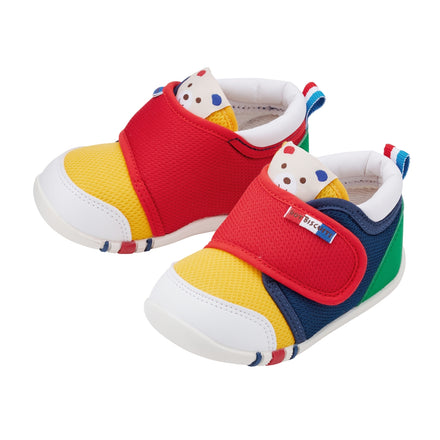 My First Walker Shoes - Tricolor Bear