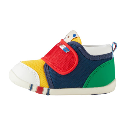 Signature First Walker Shoes - Tricolor Bear