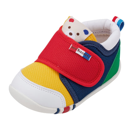 Signature First Walker Shoes - Tricolor Bear