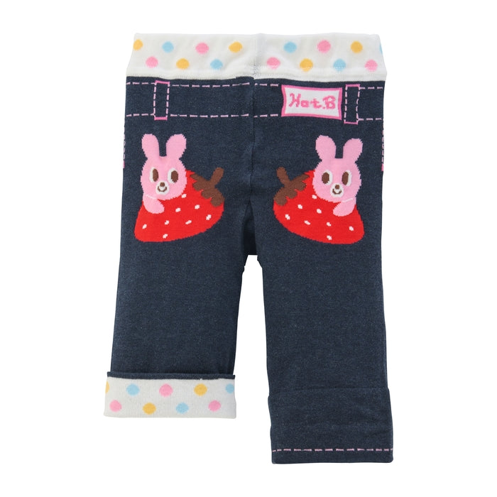 Cabbit × Strawberry Cropped Leggings