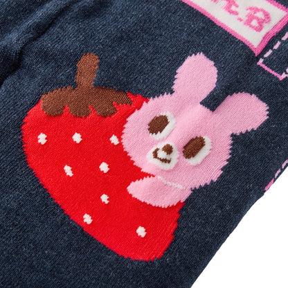 Cabbit × Strawberry Cropped Leggings