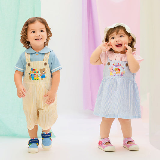 Candy Stripe Overalls