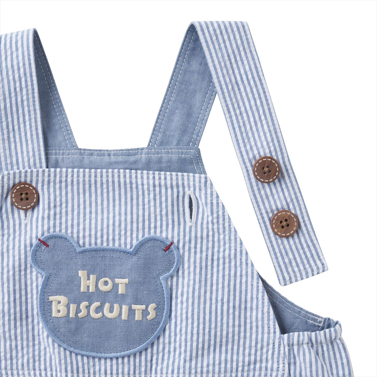 HOT BISCUITS Beary Blue Overalls