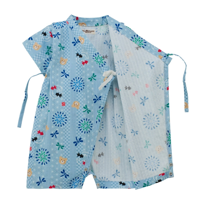 Beans n' Cabbit One-Piece Kimono Jinbei