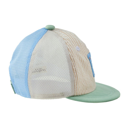 Striped Mesh Cap